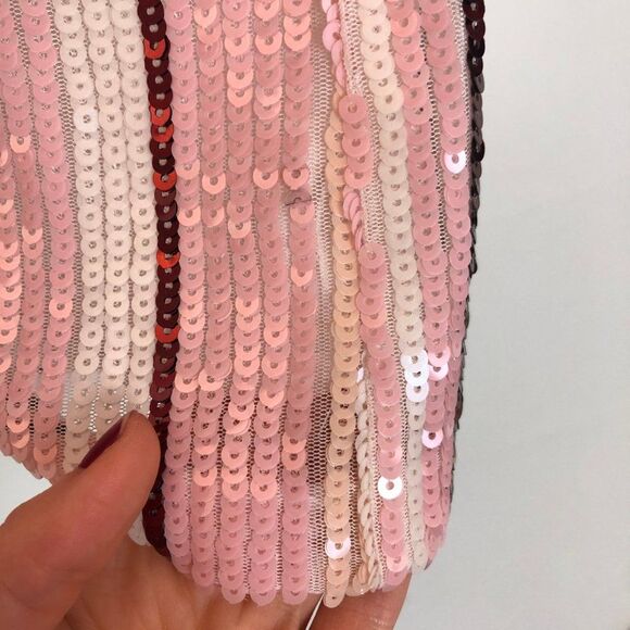 NWT NBD Revolve Suri Striped Sequin Mini Dress - Picture 6 of 9